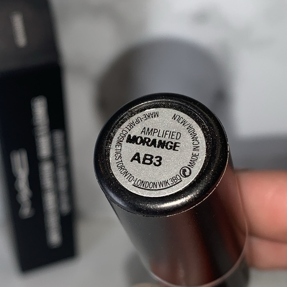 LNIB Original MORANGE Amplified Lipstick MAC In Box - Picture 6 of 14